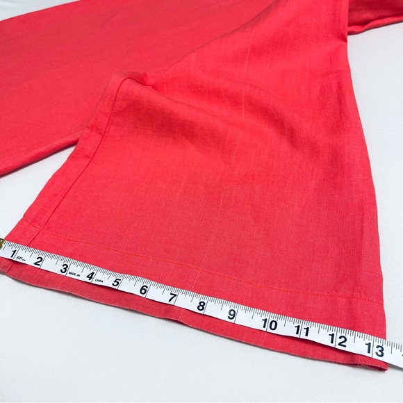 MARCIANO Leauca Drawstring Flare Linen Beach Trouser - Picture 11 of 14